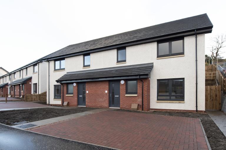 Banklands affordable housing, Newburgh